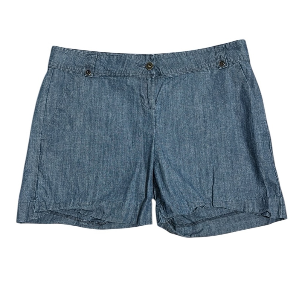 100% cotton ISAAC MIZRAHI lightweight denim women’s shorts size 10